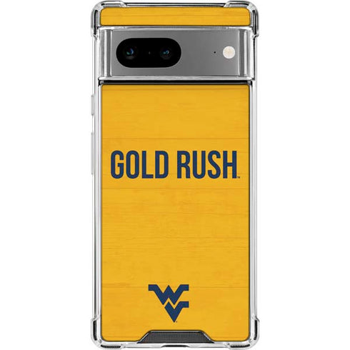West Virginia University Mountaineers Google Pixel 7a Clear Case